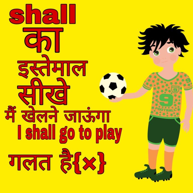 how to use of shall in hindi